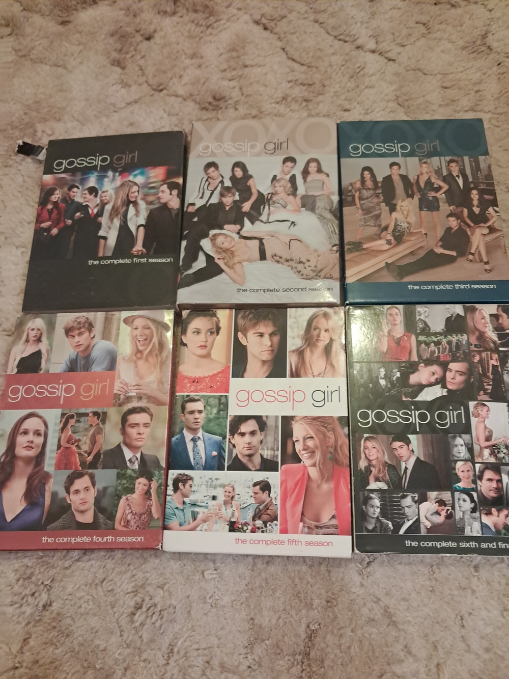 Gossip Girl Complete 1-6 Seasons  Series DVD Box Set - Multicolor Covers